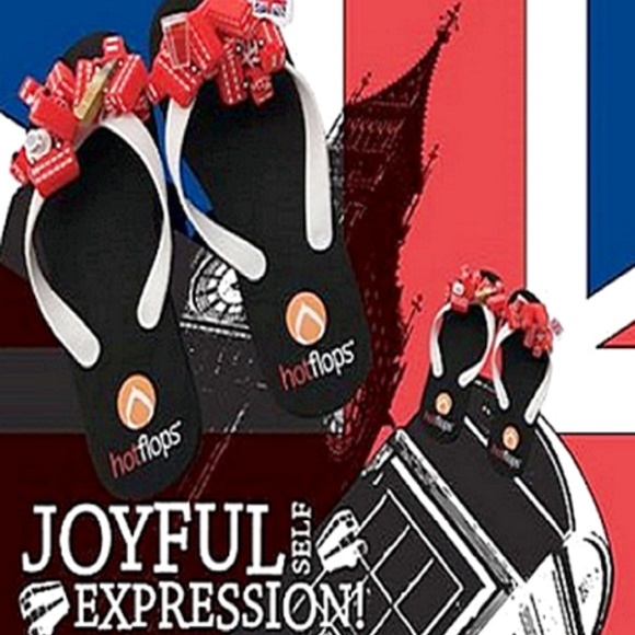 Hotflops London flip flops [original] size L black 3.5cm 2/$35 - Picture 10 of 10